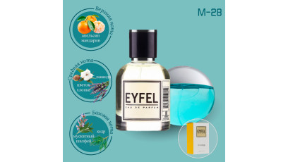 Eyfel M-28 аналог BVLGARI Aqva Marine духи мужские
